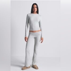 Skims Cotton Jersey Long Sleeve Top